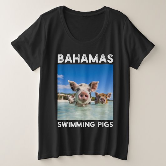 Bahamas Pigs de natation Exuma (Design devant)