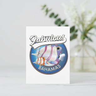Bahamas prachtig logo  briefkaart