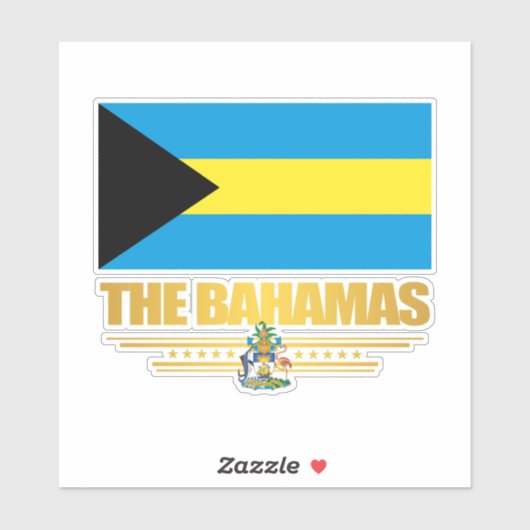 Bahamas Pride Sticker (Vel)