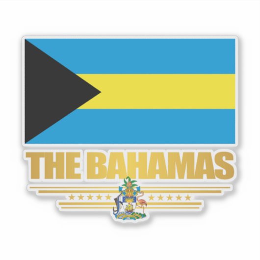 Bahamas Pride Sticker (Voorkant)