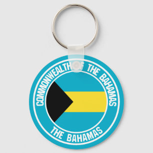 Bahama's Rond Embleem Sleutelhanger