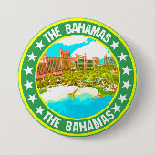 Bahamas Ronde Button 7,6 Cm (Voorkant)