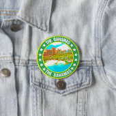 Bahamas Ronde Button 7,6 Cm (In situ)