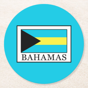 Bahamas Ronde Kartonnen Onderzetter