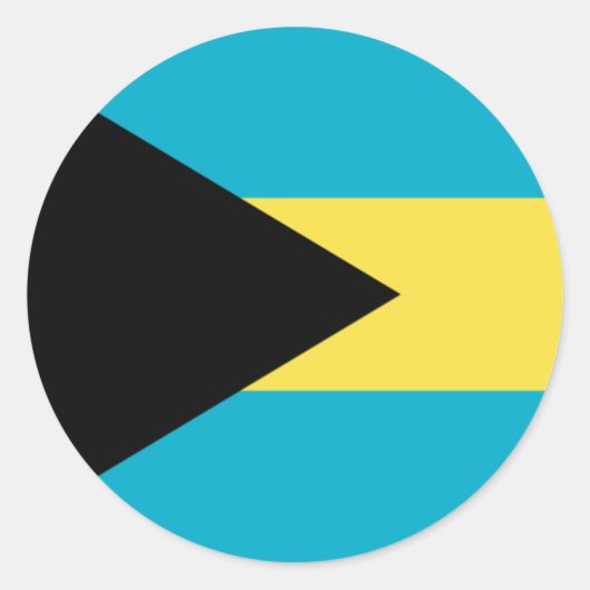 bahamas ronde sticker (Voorkant)