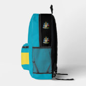 Bahamas, sac à dos bleu, drapeau des Bahamas / pat (Droite)