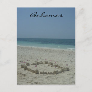 bahamas sandcastle briefkaart