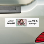 BAHAMAS SEASHELLS-BUMPERSTICKER BUMPERSTICKER (Op auto)