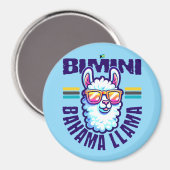 Bahamas Souvenir Gift: Bimini Bahamas Bahama Llama Magneet (Voorkant / Achterkant)