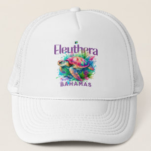 Bahamas Souvenir Gift: Eleuthera Bahamas Schildpad Trucker Pet