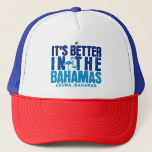 Bahamas Souvenir Gift: Exuma Bahamas Cruise Travel Trucker Pet