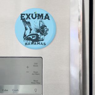 Bahamas Souvenir Gift: Exuma Bahamas Dive Magneet