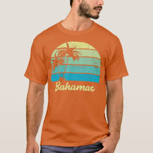 Bahamas Souvenir Vacation Palm T-shirt