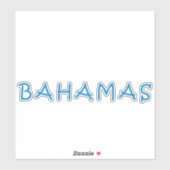 Bahamas Sticker (Vel)