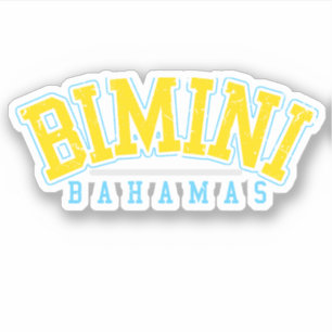 Bahamas Sticker Bimini Vakantie Bahamaanse Cruise