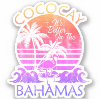 Bahama's Sticker CocoCay vakantie strandcruise