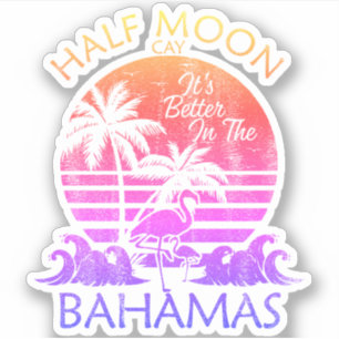 Bahama's Sticker Halve Maan Cay Vakantie Cruise