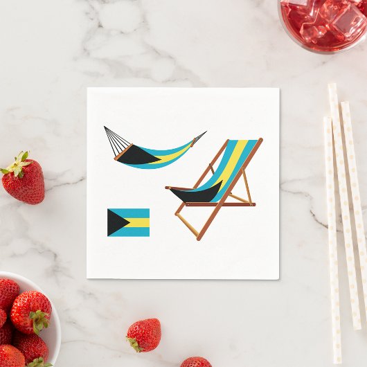 Bahamas Stoelen Papieren servetten