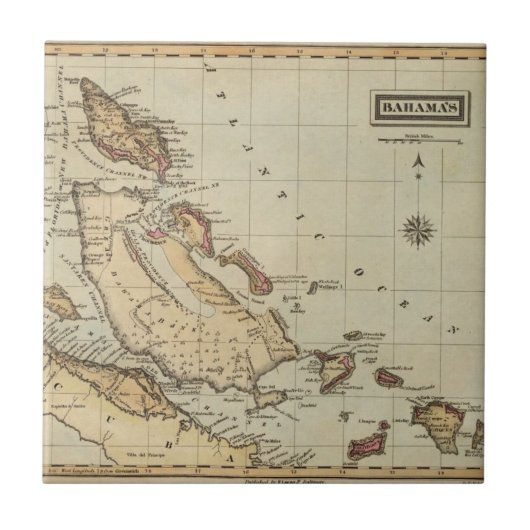 Bahamas Tegeltje (Voorkant)