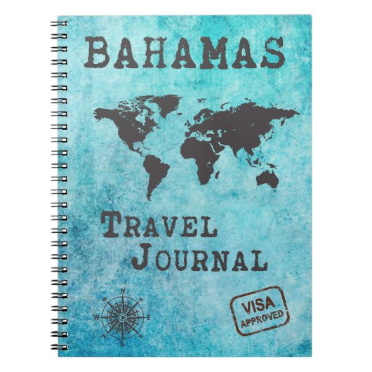 Bahamas Travel Journal Vacances Voyage Planificate (Devant)