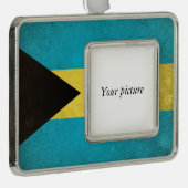 Bahamas Verzilverd Kader Ornament (Rechts)