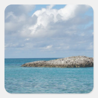 Bahamas Vierkante Sticker