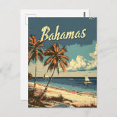 Bahama's Vintage Briefkaart (Voorkant / Achterkant)
