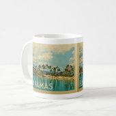 Bahamas Vintage Travel Koffiemok (Voorkant links)