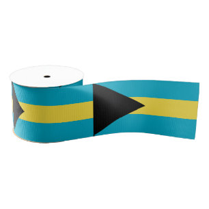 Bahama's Vlag & Bahama's reizen, vakantie/sport Grosgrain Lint