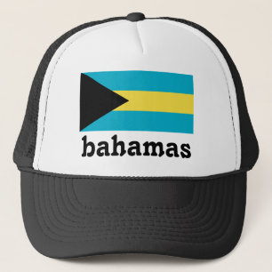 Bahamas Vlag Tekst Ontwerp Trucker Pet