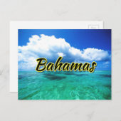 Bahamas zee sky briefkaart (Voorkant / Achterkant)