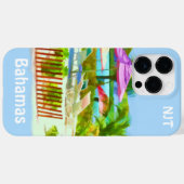 Bahamas Zomer Vakantie Strand Scène - Painterly Case-Mate iPhone Case (Achterkant (horizontaal))