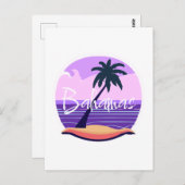Bahama's zomervakantie briefkaart (Voorkant / Achterkant)