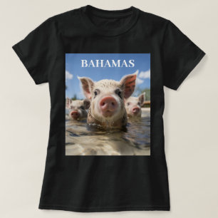 Bahama's Zwemmende Biggen - Exuma Biggenstrand Avo T-shirt