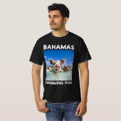 Bahama's Zwemvarkens Exuma T-shirt (Voorkant volledig)