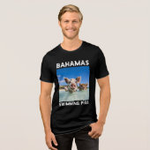 Bahama's Zwemvarkens Exuma Tri-Blend Shirt (Voorkant volledig)