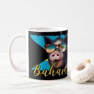 Bahamas Zwijn die Zwemt - Exuma Varkensstrand Avon Koffiemok