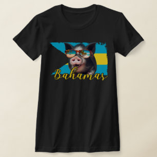 Bahamas Zwijn die Zwemt - Exuma Varkensstrand Avon T-shirt
