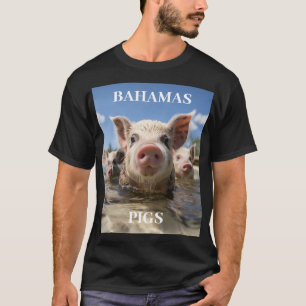 Bahamas Zwijn die Zwemt - Exuma Varkensstrand Avon T-shirt