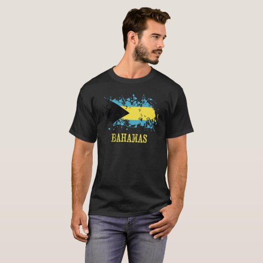 Bahamian enthusiasts for Bahamas and Bahamas T-shirt (Voorkant volledig)