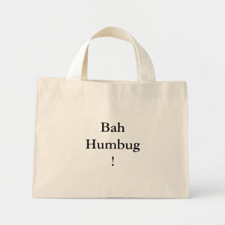 BahHumbug! Mini Tote Bag