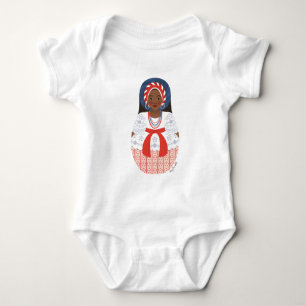 Bahia Braziliaanse Matryoshka Baby Bodysuit