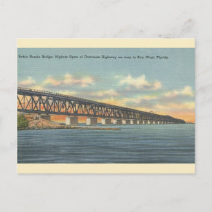 Bahia Honda Bridge Key West-Briefkaart Briefkaart
