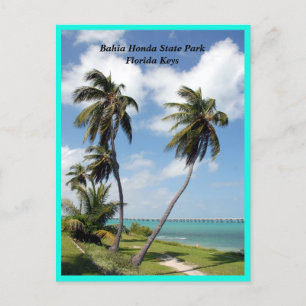 Bahia Honda State Park Florida Keys Fotoprint Feestdagenkaart