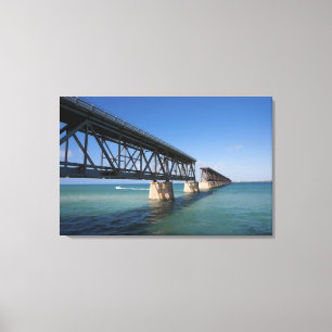 Bahia Honda State Park, Florida Keys, Key Canvas Afdruk