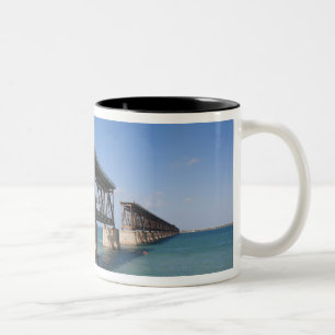 Bahia Honda State Park, Florida Keys, Key Tweekleurige Koffiemok