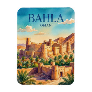 Bahla Fort Oman wordt Fort Bahla in Oman Magneet