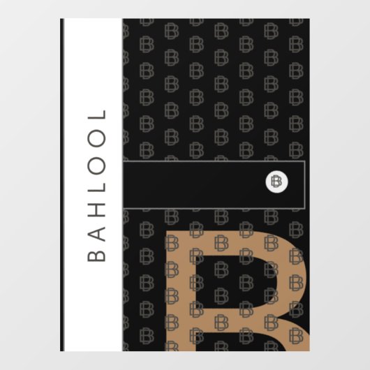 BAHLOOL RAAMSTICKER (Vel)