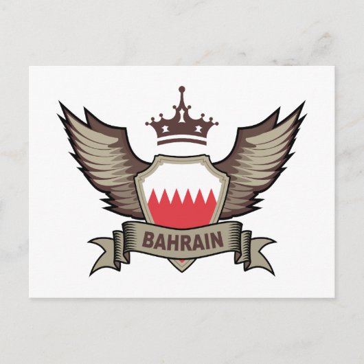 Bahrain Emblem Briefkaart (Voorkant)