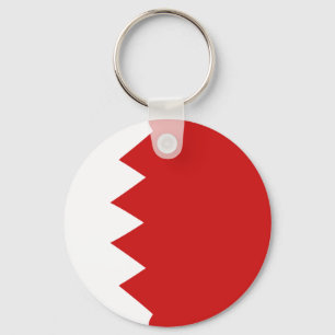 Bahrain Fisheye Flag Sleutelhanger